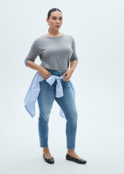 Джинсы-скинни со средней талией