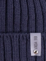 Шапка осенняя детская на завязках и снуд