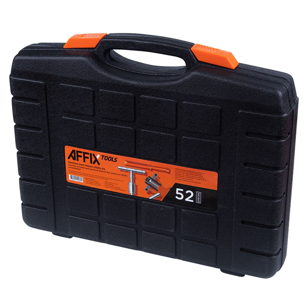 AFFIX (AF11810052C) Система клеевая для ремонта вмятин без покраски, кейс, 52 предмета