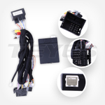 Комплект с разъёмами 12.3" Mercedes-Benz E-Class W212 седан【R】2009-2012 ПРАВЫЙ руль NTG 4.0 - Car-Smart LUX-UE212R40