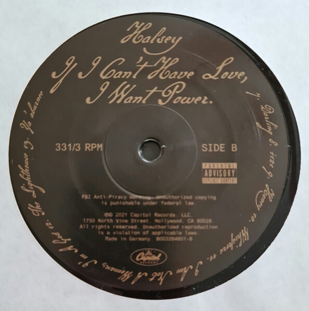 Halsey / If I Can’t Have Love, I Want Power (LP)