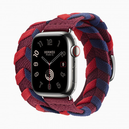 Apple Watch Series 9 Hermes 41 mm Bridon Double Tour Navy