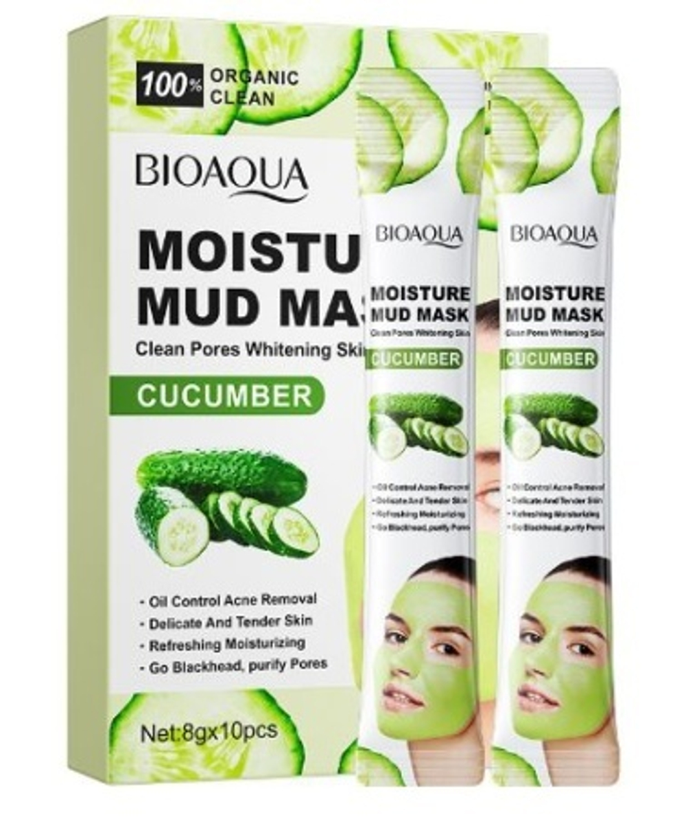 BIOAQUA Грязевая маска для лица с экстрактом огурца