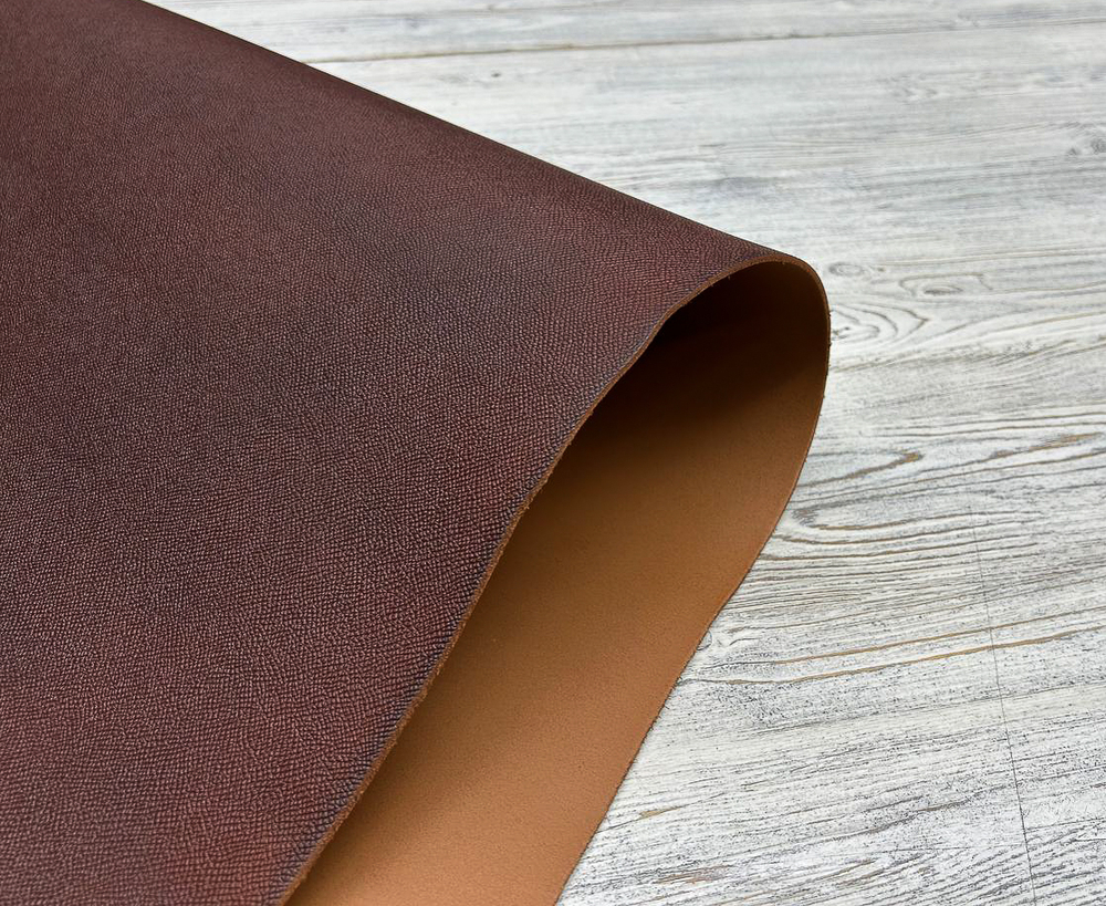 Ременная кожа Epsom Cognac (2,8+ мм), цв. Коричневый