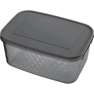 Контейнер для замораживания и хранения продуктов Кристалл, 1,3 л (Черный)