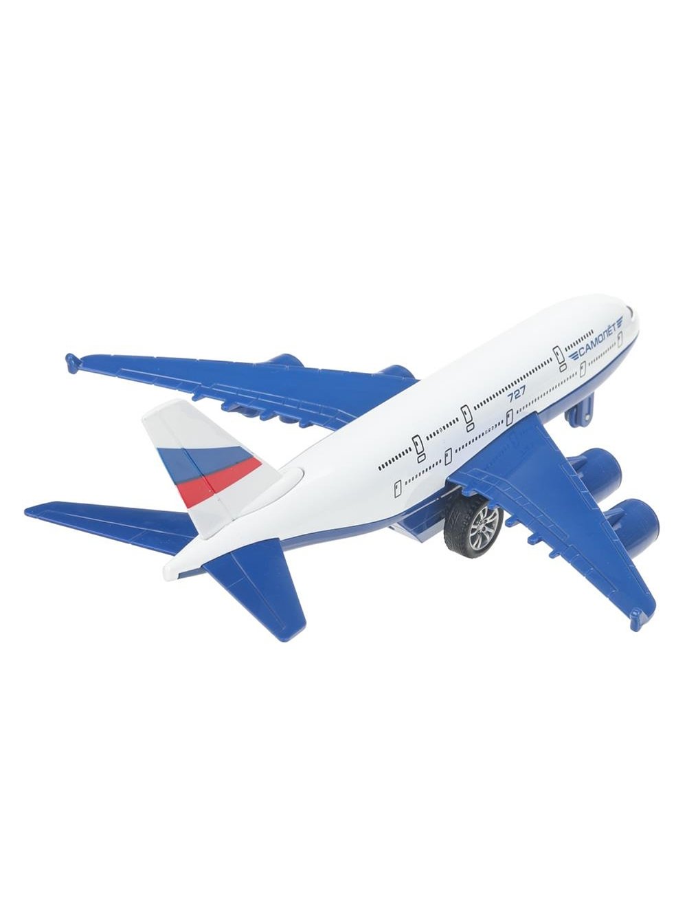 Самолет детский металлический 22 см Авиалайнер