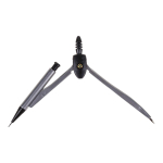 Готовальня 7 предм. циркуль-автомат, стержни,ластик, 4 лин,пласт.футляр