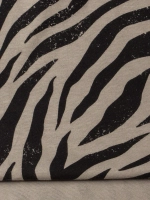 Хлопковая детская футболка с принтом зебры