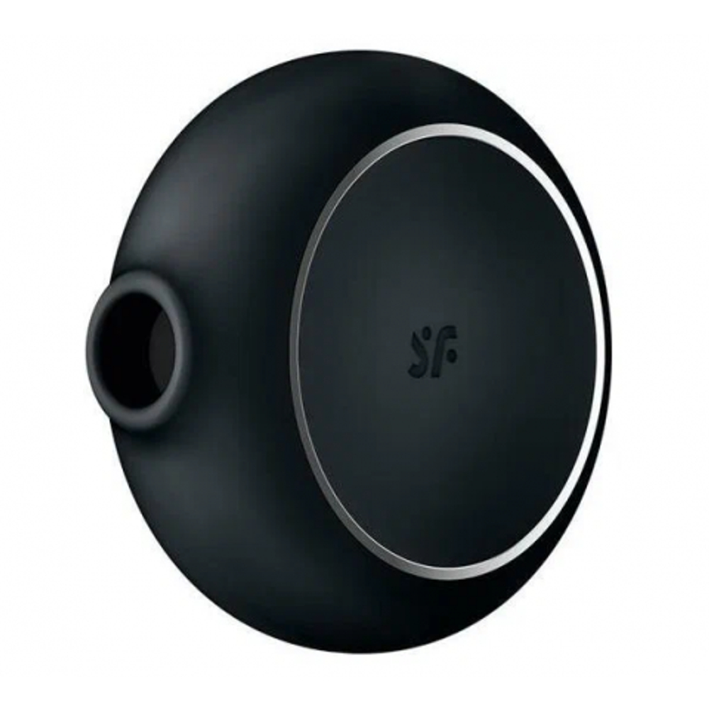 Воздушный клиторальный стимулятор с вибрацией Satisfyer Pro To Go 3, черный