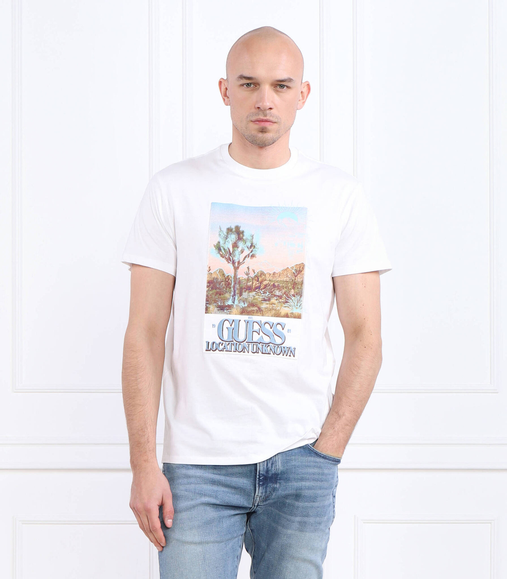 Футболка DESERT PHOTO GUESS - белый(M3GI74 KA260)
