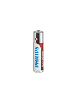 Элемент питания алкалиновый AAA/LR03 1.5В Power (блист. 12шт) Philips Б0064681