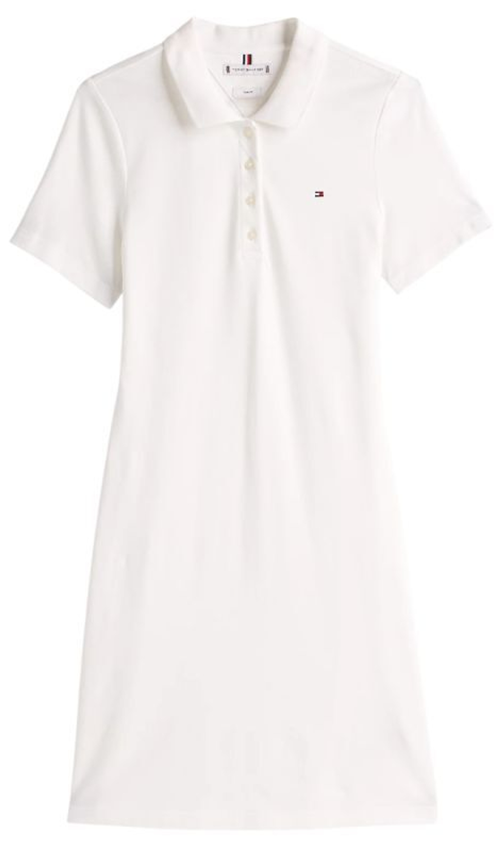 Теннисное платье Tommy Hilfiger 1985 Slim Pique - White