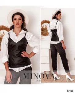 Майка 2164-черный Minova