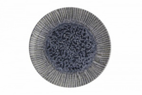 Тарелка мелкая 25 см, без борта IRIS BLUE Porland