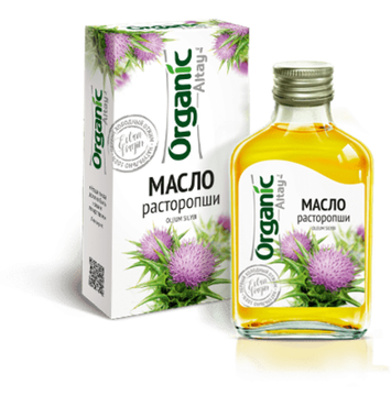 Масло расторопши, Altay Organic, 100 мл.