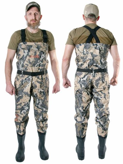 Полукомбинезон забродный Norfin Rapid Camo, арт. 81246