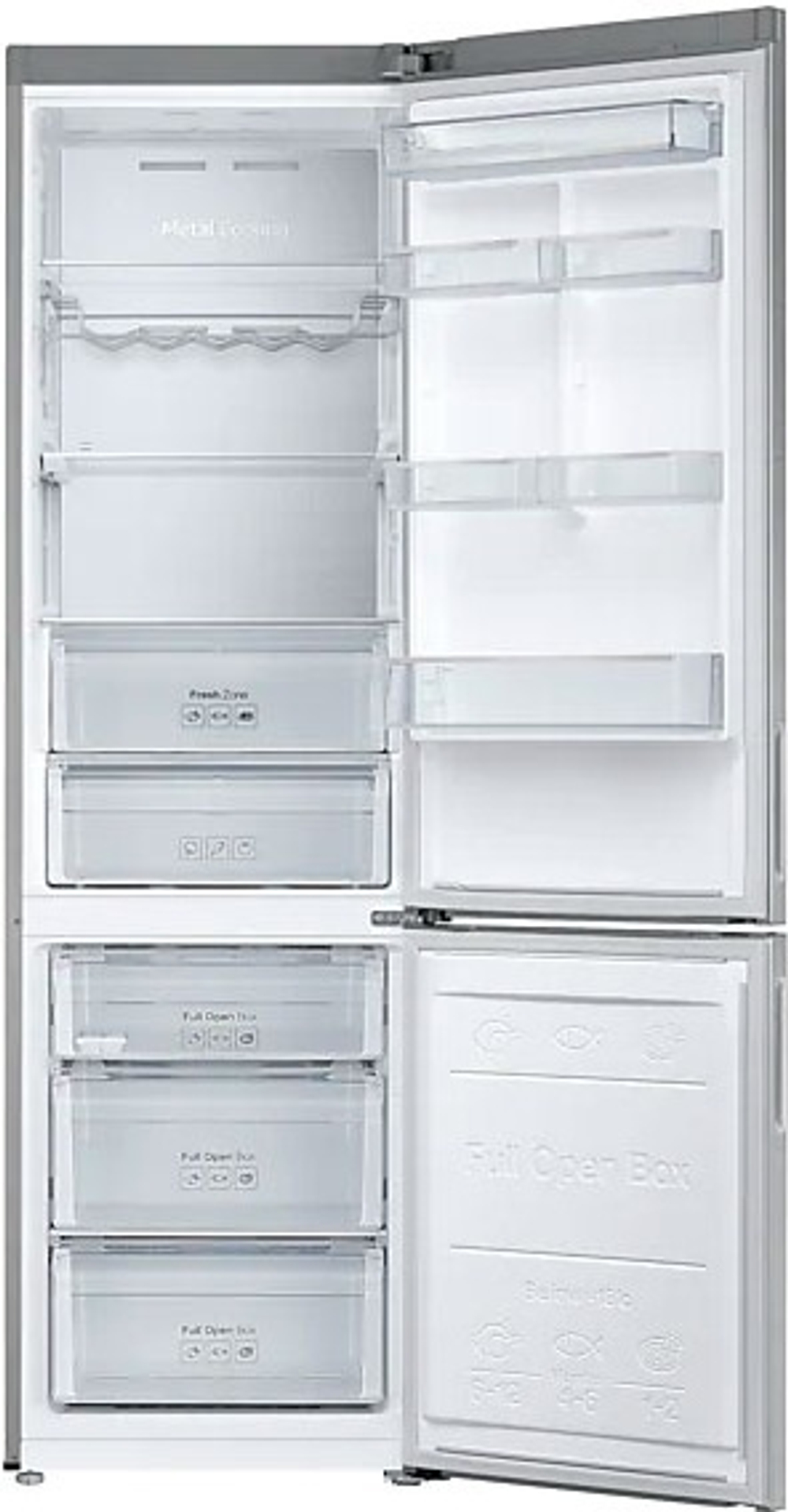 Холодильник Samsung RB37A5491SA/WT серебристый