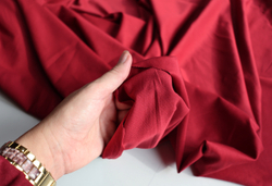 КРАСНЫЙ - Кулирка с лайкрой ПЛОТНАЯ, пенье (КРВ599 Елена)