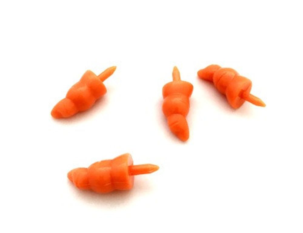 ДЕКОР для творчества Носик-морковка 22 мм 4 шт. (901826)