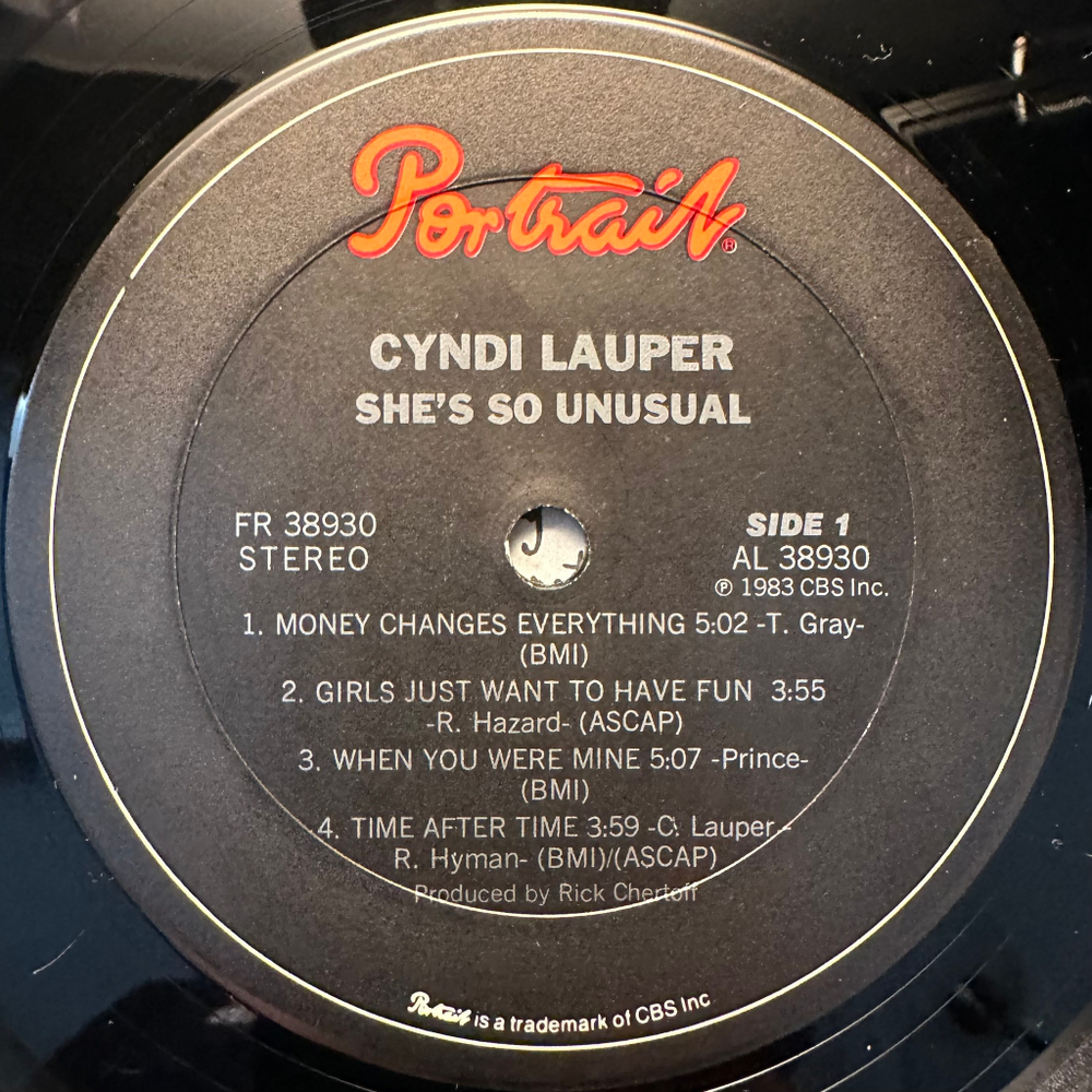 Cyndi Lauper - She's So Unusual (США 1983г.)