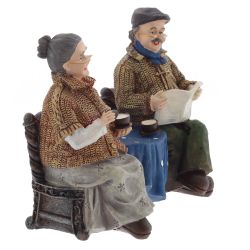GAEM Фигурка декоративная "Бабушка с дедушкой", L21 W9 H15 см, 2в.