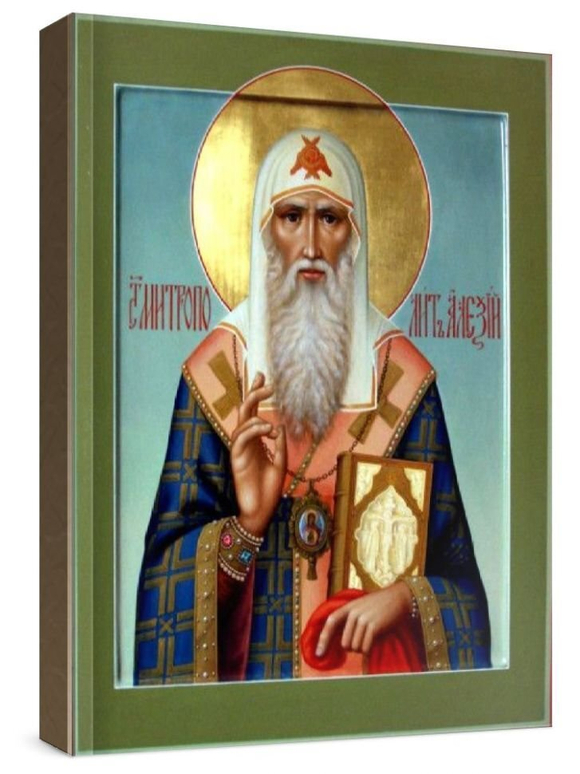 Алексий, митрополит Московский (рукописная икона)