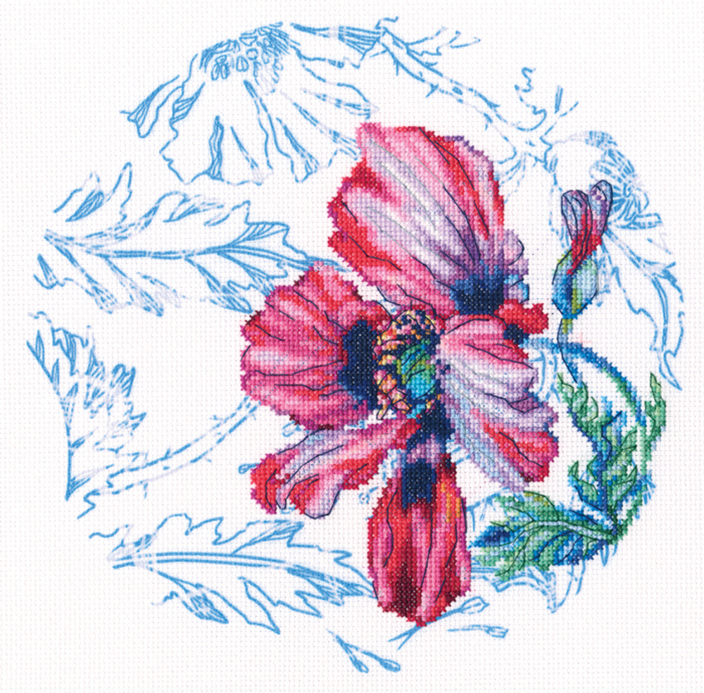 "Шотландские акварели"-M70039  вышивка