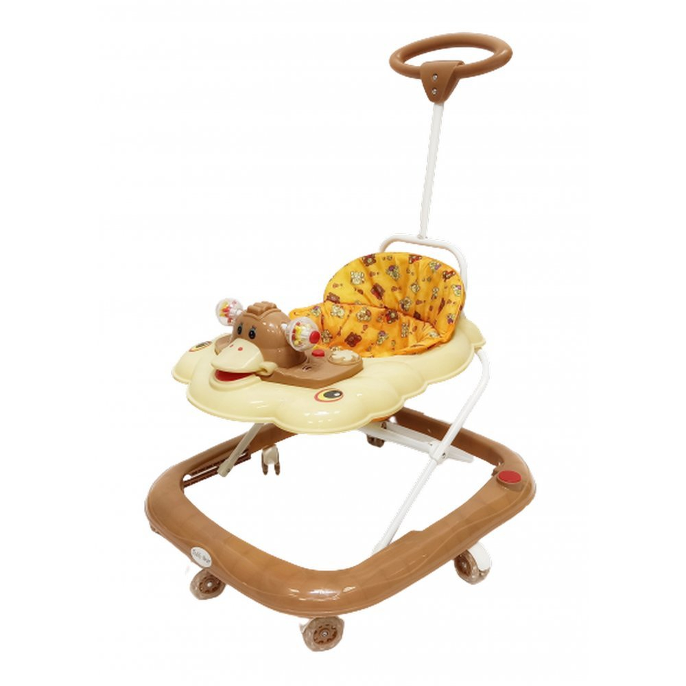 Ходунки SBL 5301 T1 (Teddy Bear), коричневый (силиконовые колеса)