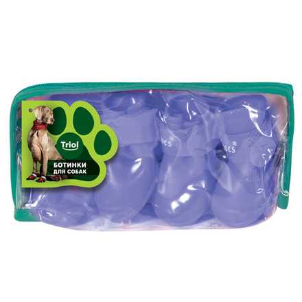 Сапожки Triol YXS202-S для собак синие 40х30х40 мм (уп. 4шт)