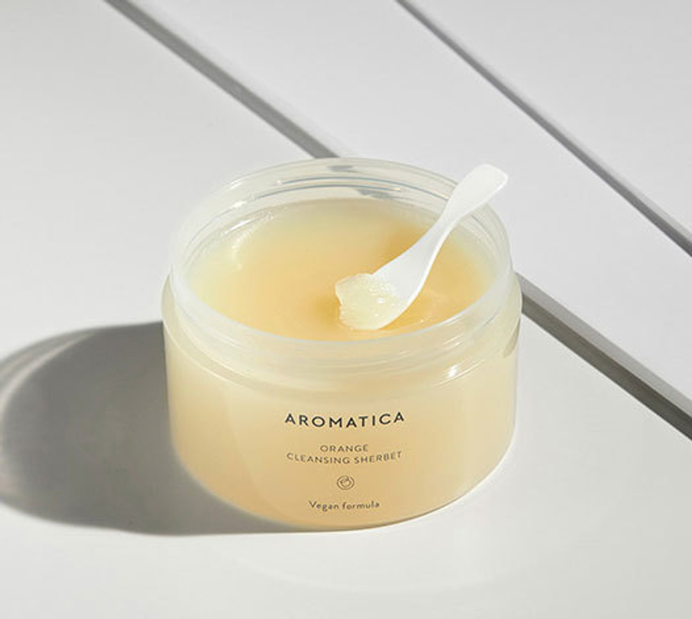 Щербет для снятия макияжа Aromatica Orange Cleansing Sherbet 180 г.