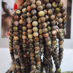 Риолит, природный, живописный, шар 8мм