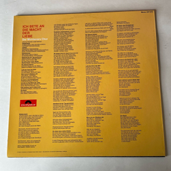 Винтажная виниловая пластинка LP Der Montanara Chor, Ich Bete An Die Macht Der Liebe, Я Молюсь Силе Любви (Германия 1970)