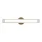 SL2010.131.01 Светильник настенный ST-Luce Никель/Белый, Прозрачный LED 1*13W 3000K/4000K ENFYS