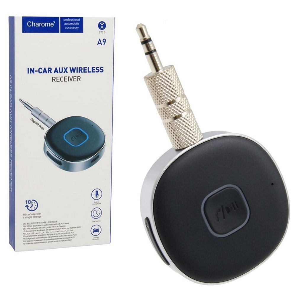 Bluetooth Aux адаптер CHAROME A9 (черный)