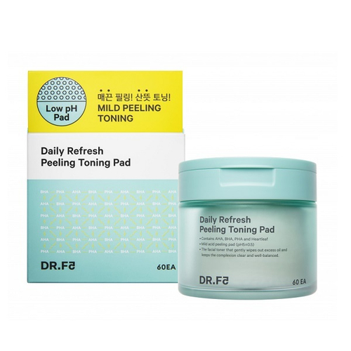 Тонизирующие пэды для глубокого очищения DR.F5 Daily Refresh Peeling Toning Pad 60шт