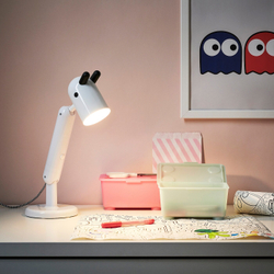 IKEA KRUX  (ИКЕА КРУКС)  -  Светодиодная настольная лампа, белый