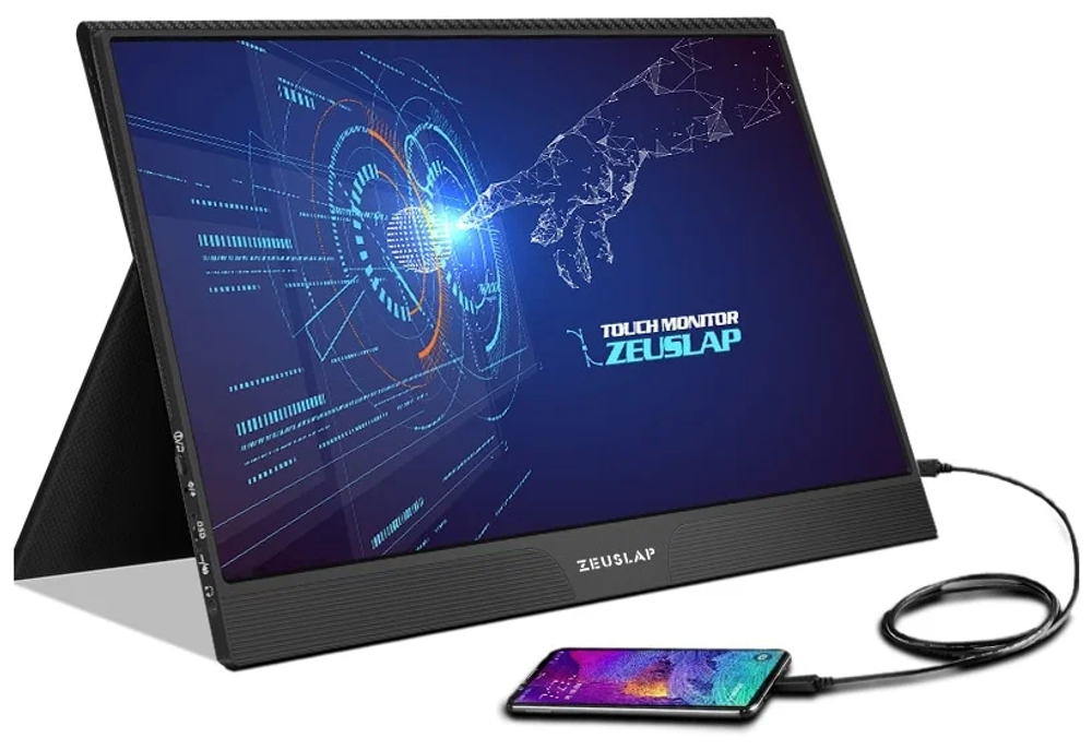 15.6" Монитор Zeuslap Z15ST, 1920x1080, 60 Гц, IPS