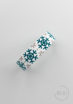 Схема PEYOTE, Схема браслета мозаичное плетение, узор из Miyuki Delica 11/0, файл PDF, №270