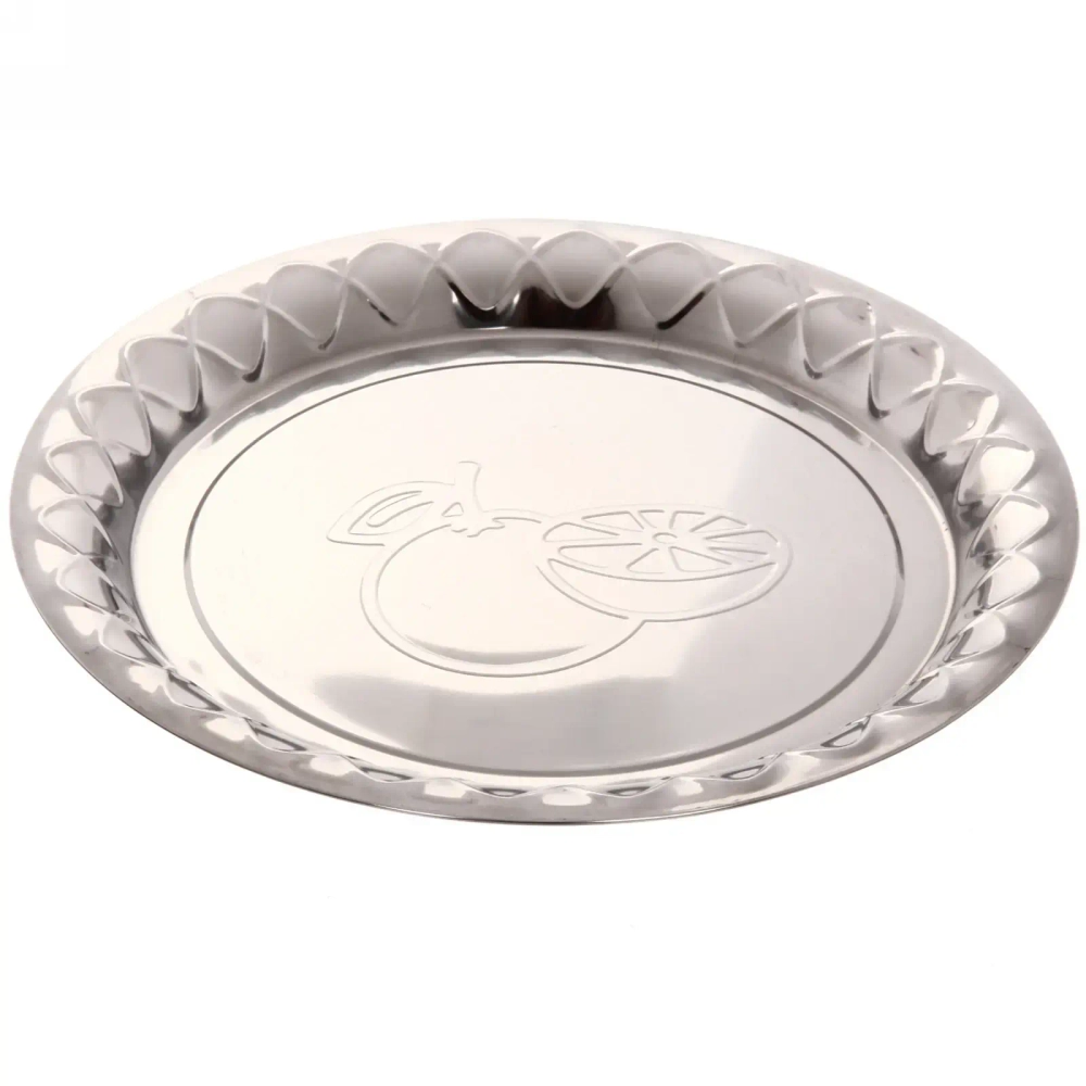 Поднос металлический «Лимоны» 28 см