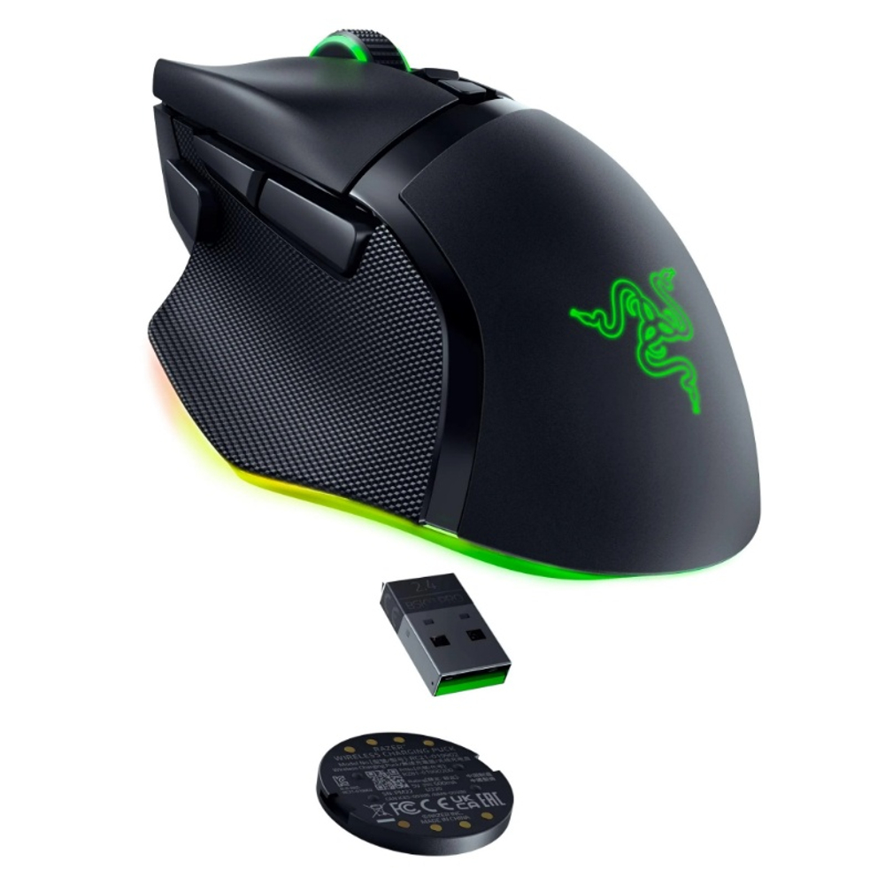 Мышь Razer Basilisk V3 Pro 35K, Black (2,4ГГц HyperSpeed Wireless, Bluetooth)