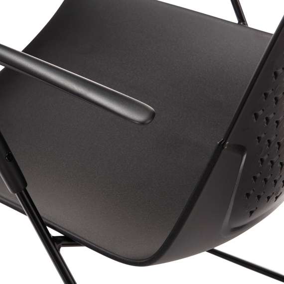 Стул с подлокотниками FX черный