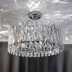 Citilux Ингвар CL334281 Люстра подвесная хрустальная Хром