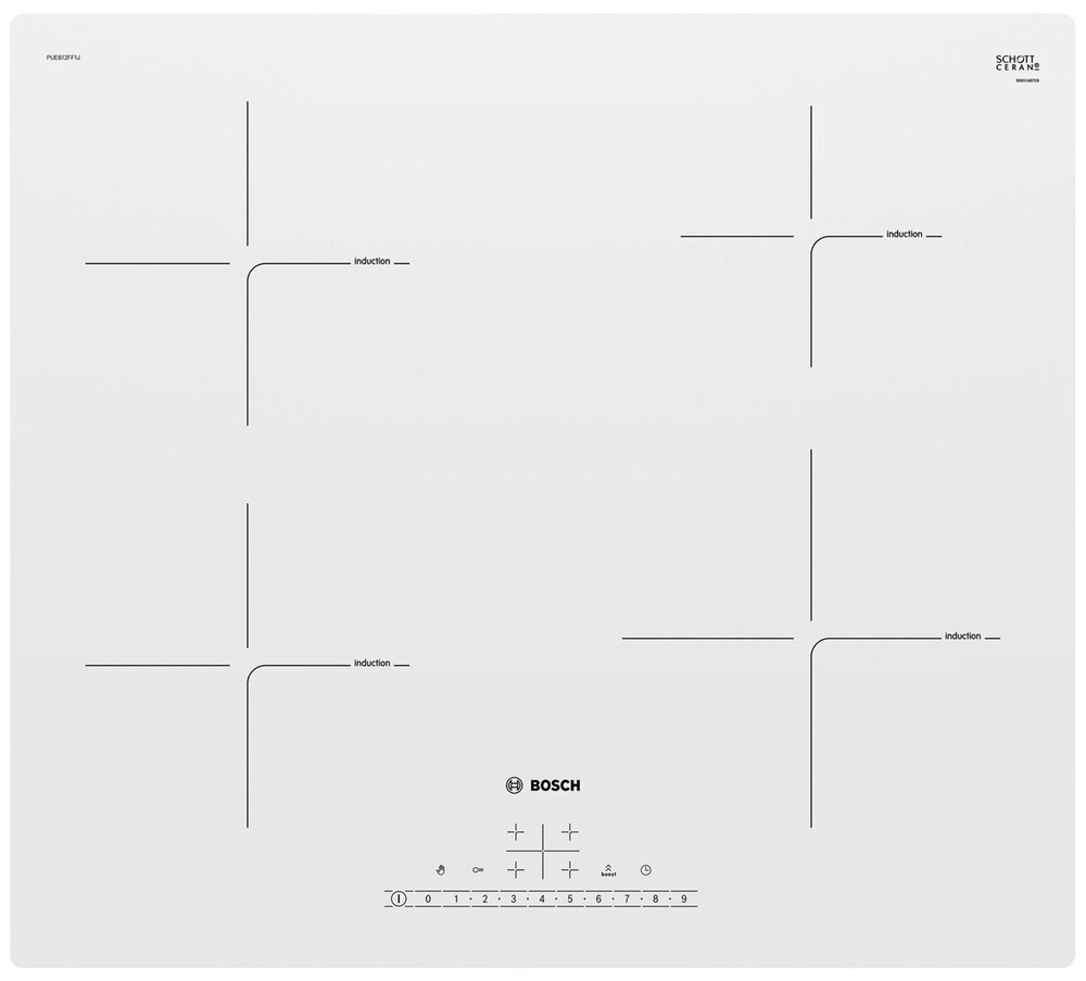 Встраиваемая индукционная варочная панель Bosch PUE612FF1J