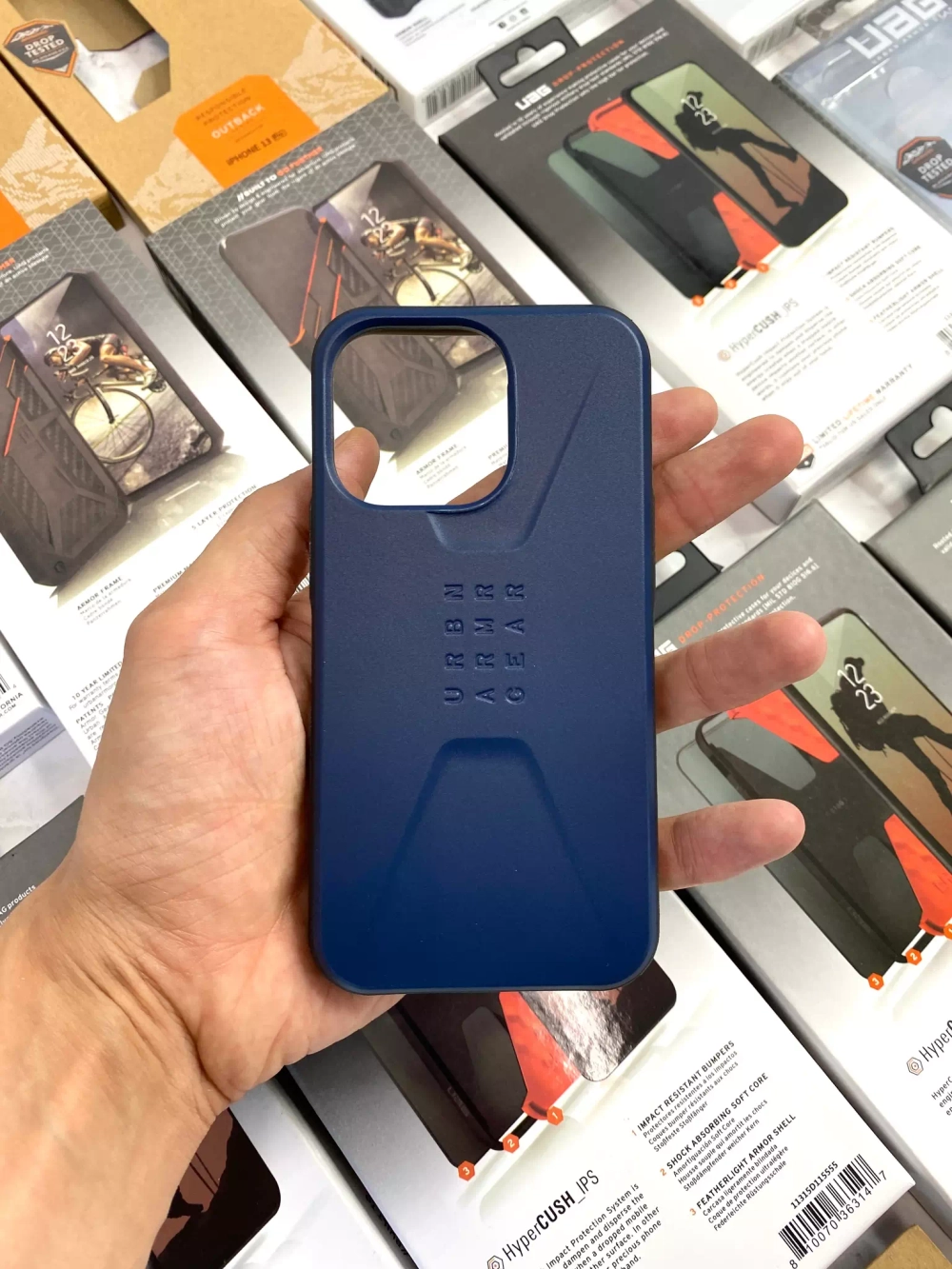 Чехол URBN ARMR UAG (копия premium) в коробке. Синий