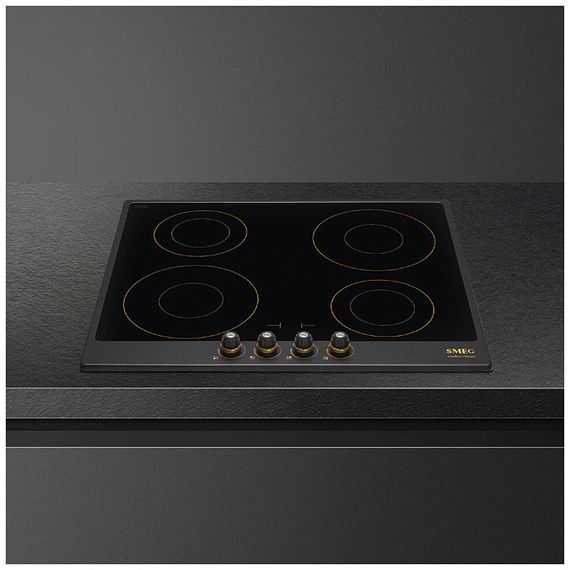 Индукционная стеклокерамич. панель Smeg SI764AOM