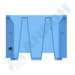 Изотермический контейнер 600 л Анион 600 л.(1240x1040x770см;синий) - арт.559523