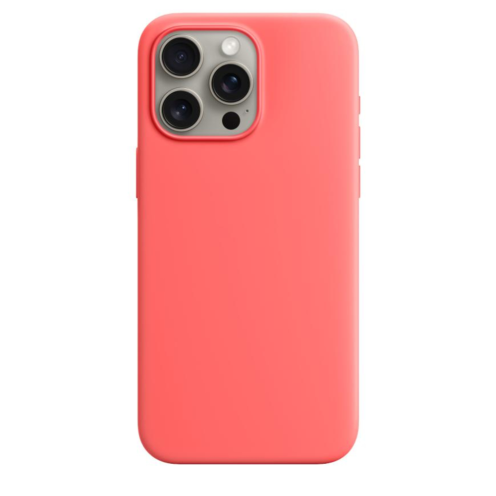 Силиконовый чехол MagSafe Silicone Case для iPhone 15 Pro Max