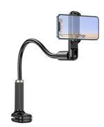 Держатель настольный HOCO HD10, на прищепке, гибкий Black