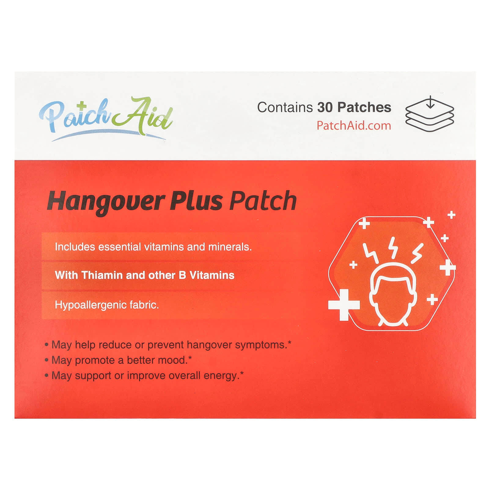 PatchAid, Hangover Plus, 30 штук