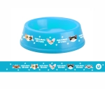 Миска пластиковая «МОЙ БРО - Идеально вкусно!, цвет небесно- синий 21*6,5см (логотип на миске) 700мл